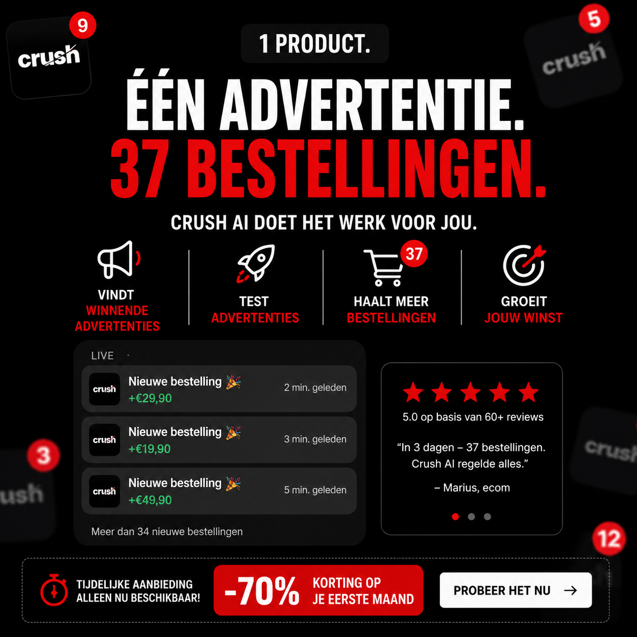 trycrush.ai Facebook ad