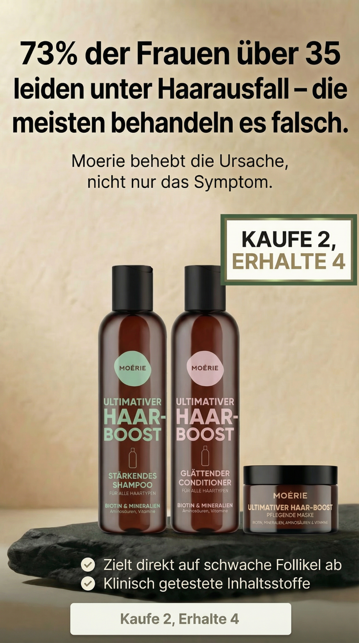 Moérie Beauty Facebook ad