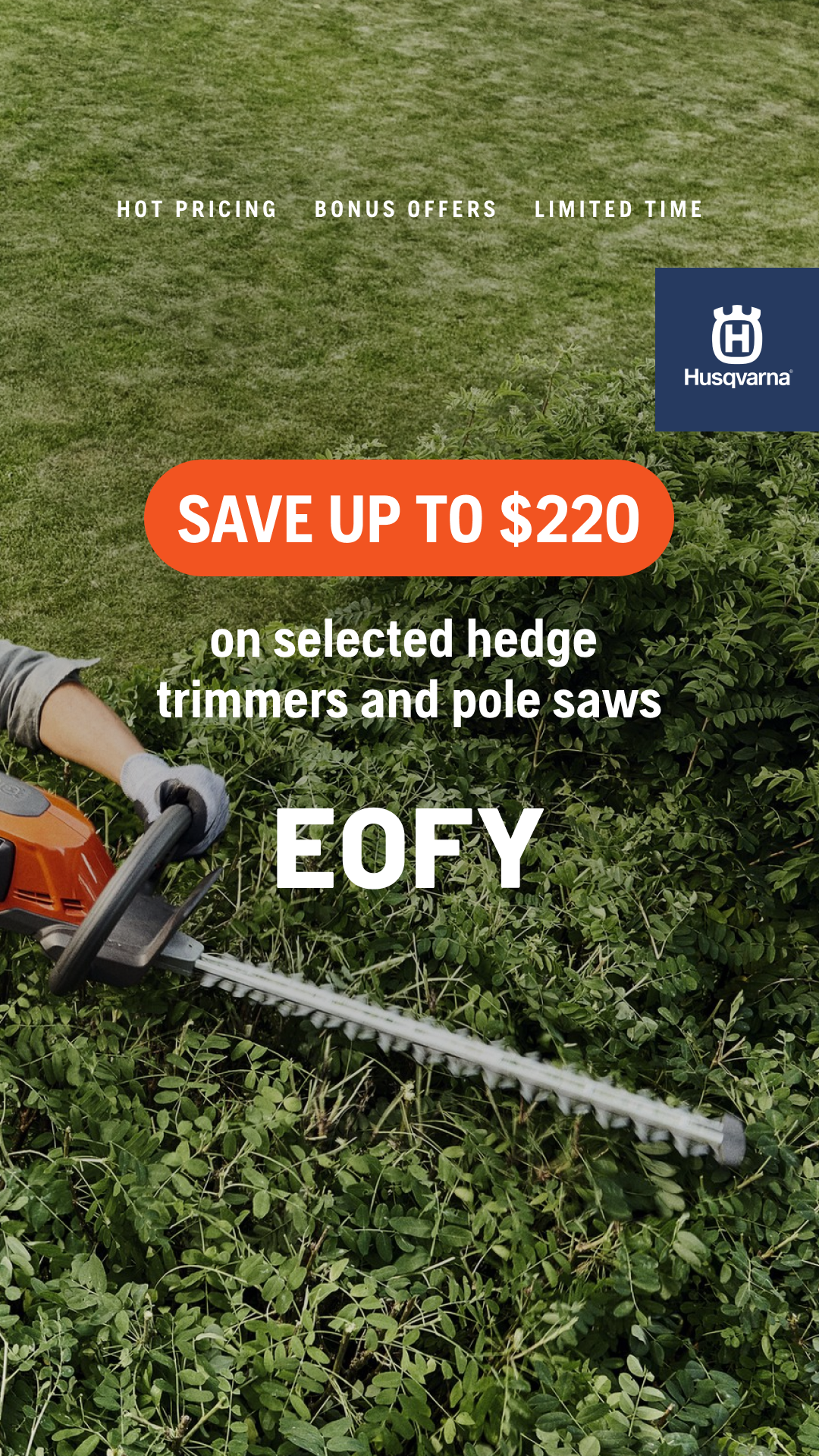 Husqvarna Facebook ad