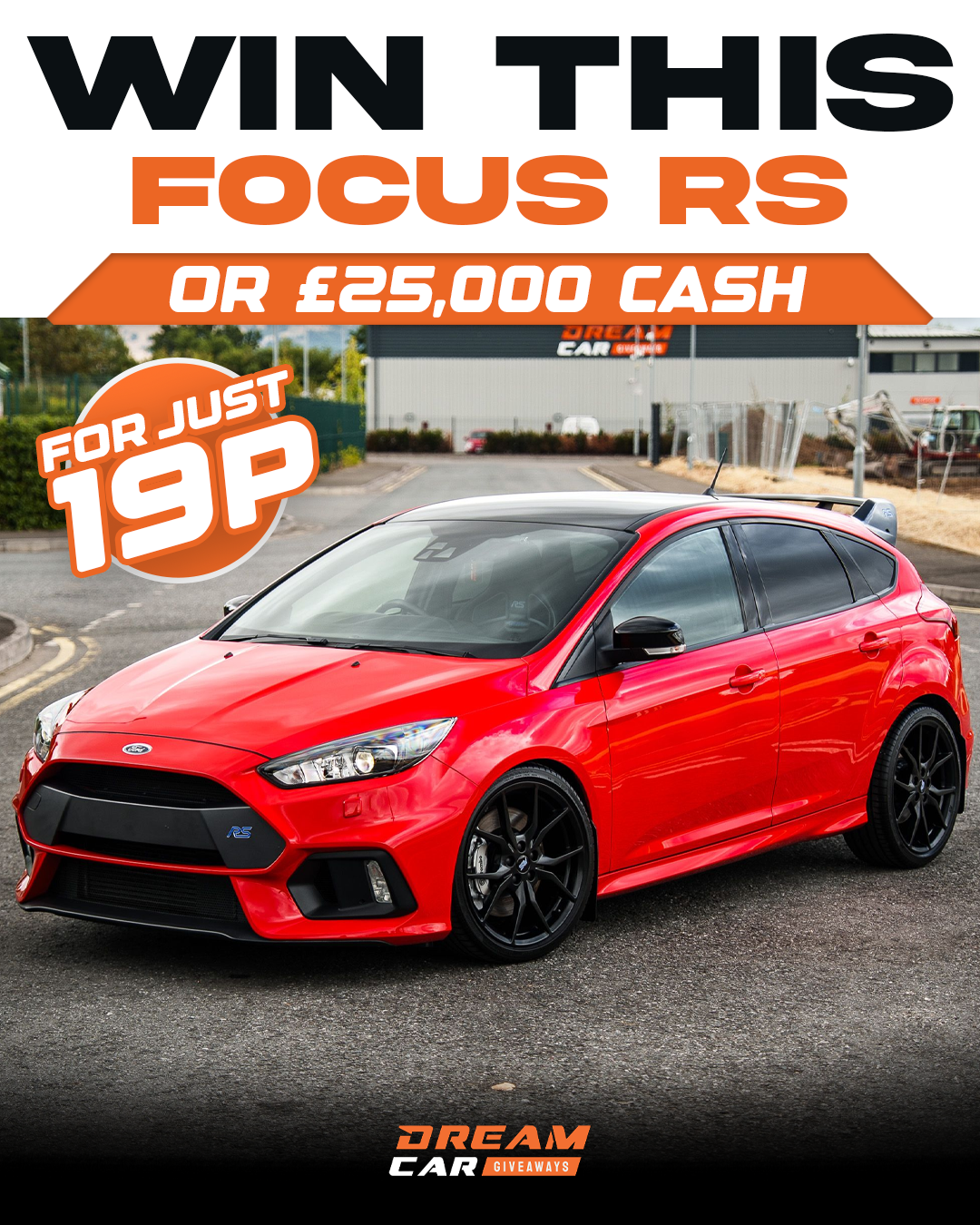 Dream Car Giveaways Facebook ad