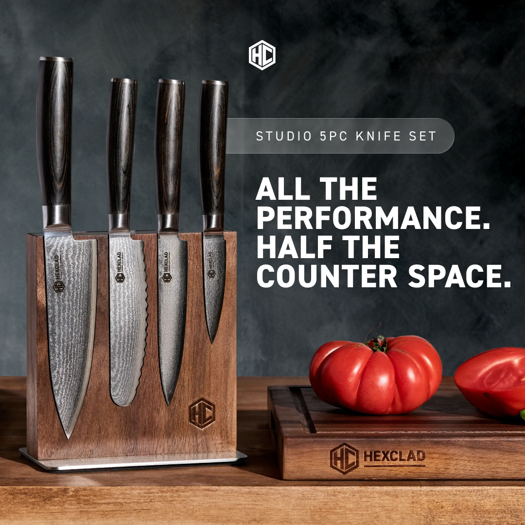 HexClad Facebook ad: NEW Studio Knife Set