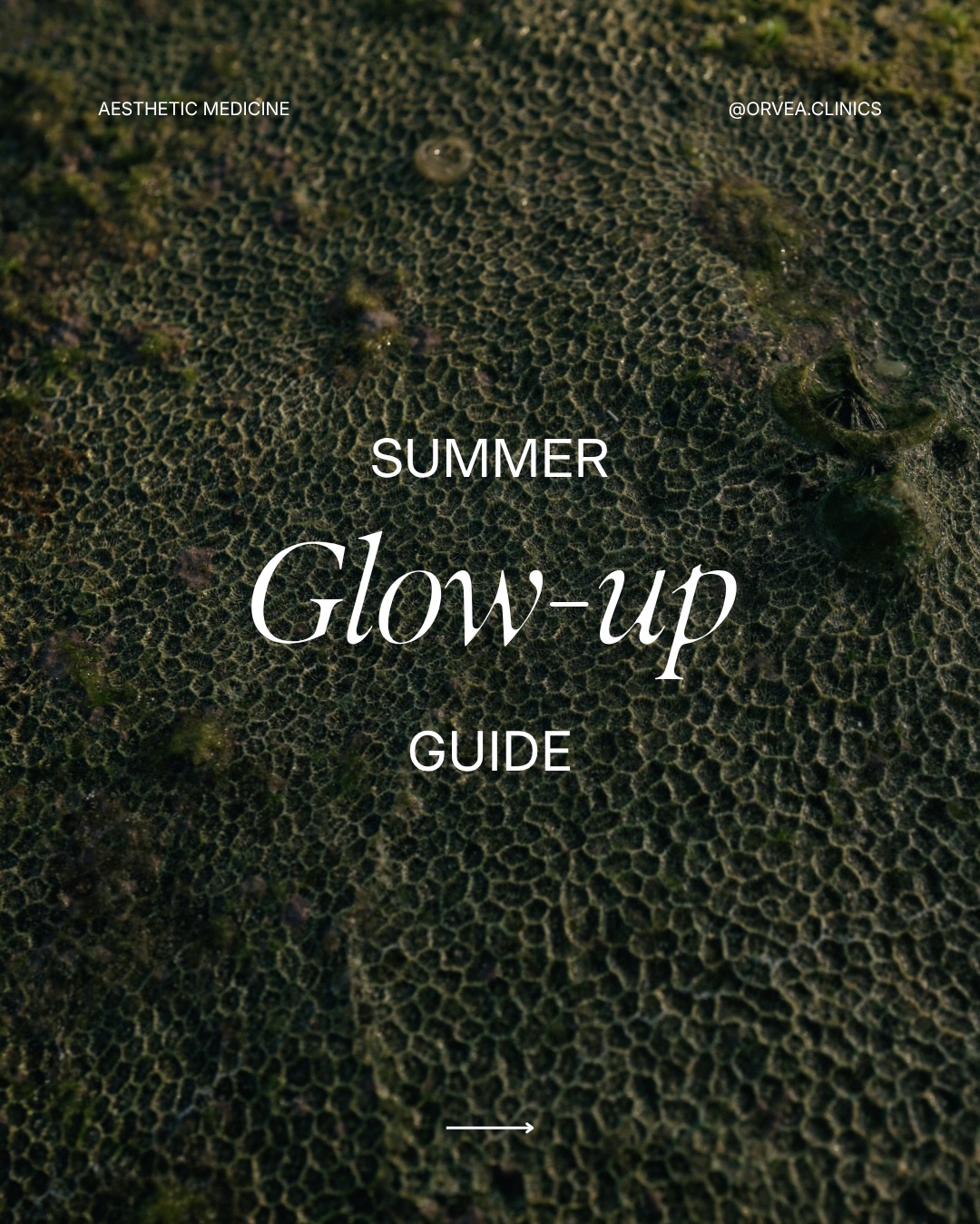 orvea.clinics Facebook ad: Your summer glow-up is mostly skin quality.