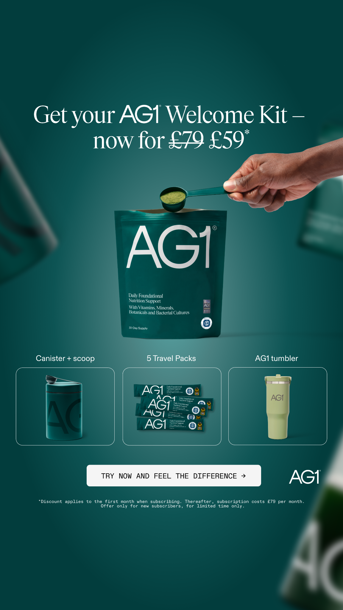 AG1 by Athletic Greens Facebook ad
