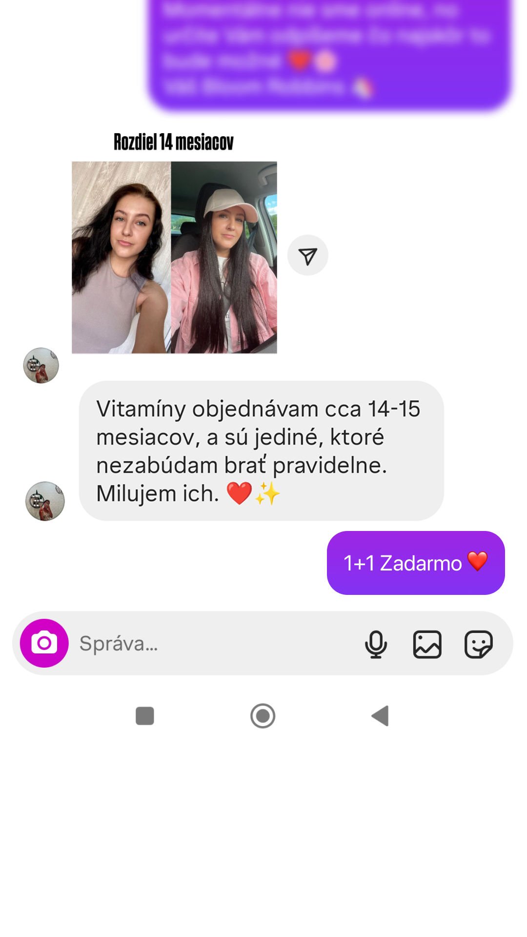 Bloom Robbins SK/CZ Facebook ad