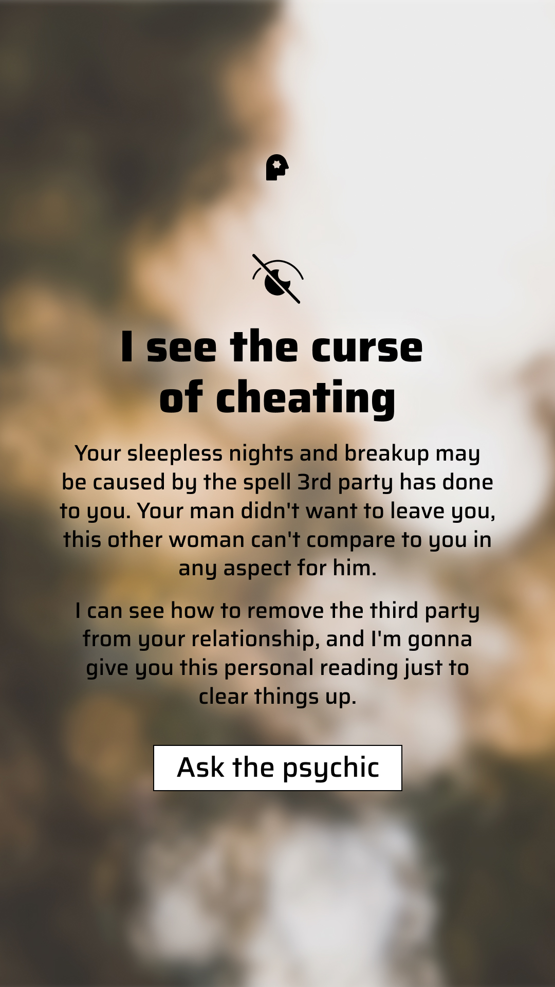 Your Relationship Advisor Facebook ad