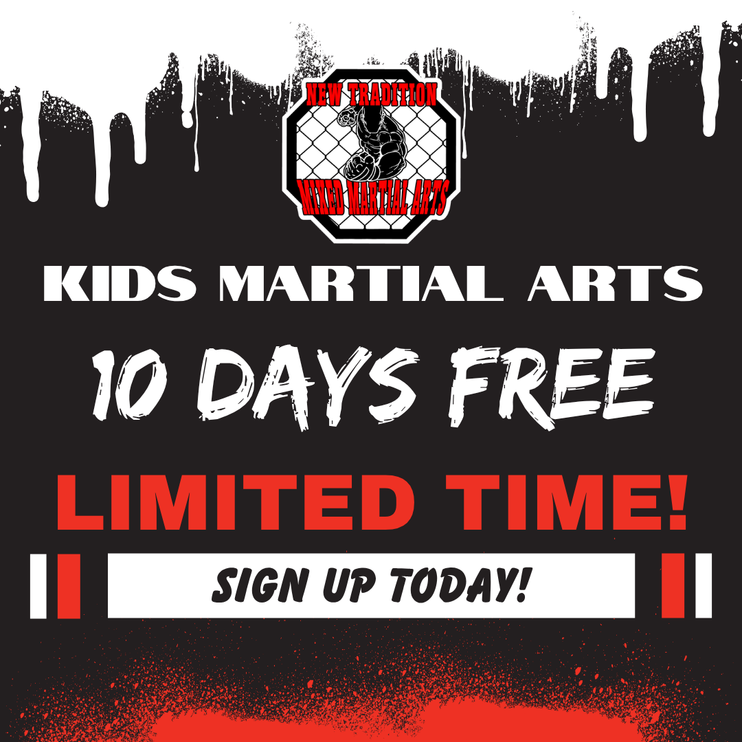 New Tradition Mixed Martial Arts Facebook ad: Special Offer Get 10 Days FREE + Evaluation