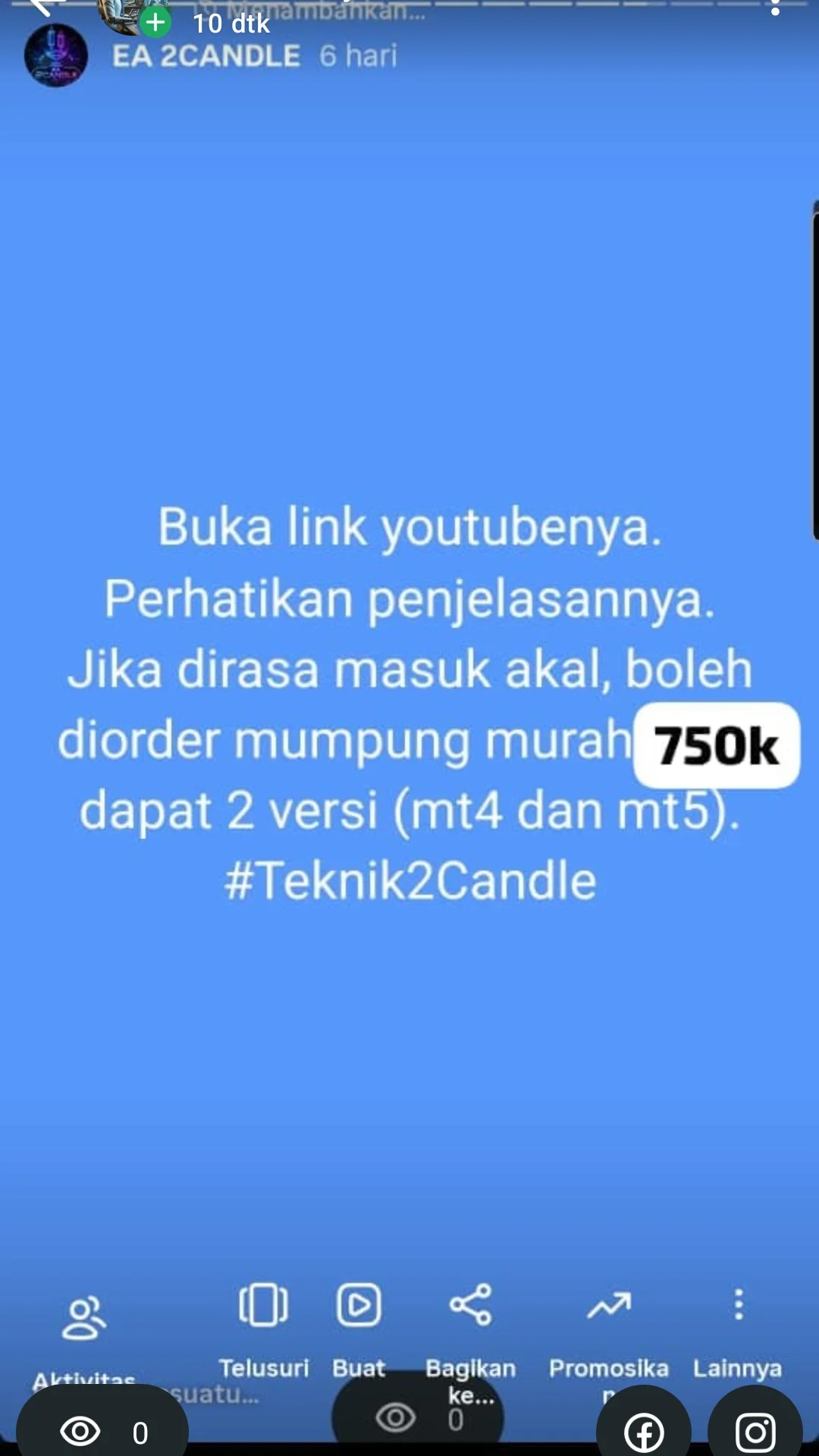 Bengkel Forex - Jasa Pembuatan Robot Forex / Expert Advisor Facebook ad