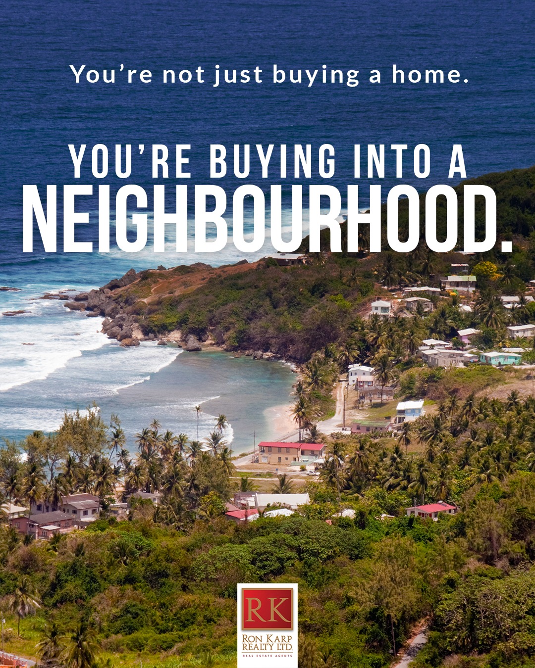 Ron Karp Realty Ltd. Facebook ad: A great house in the wrong location will…