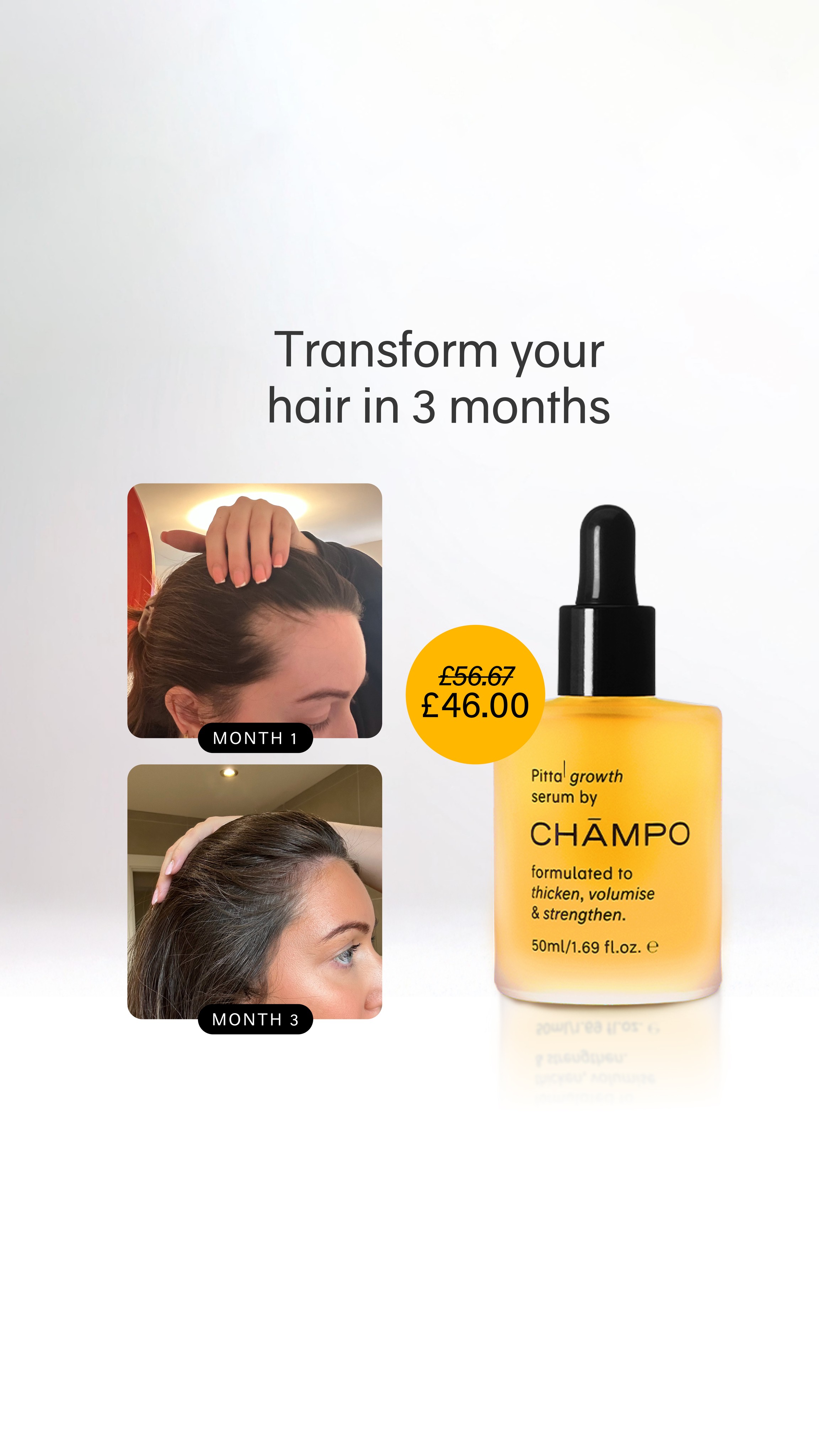 Chāmpo Haircare Facebook ad