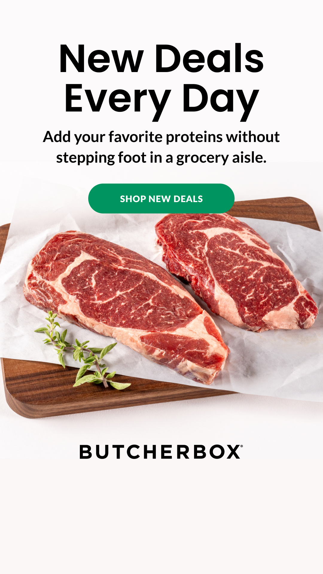 ButcherBox Facebook ad