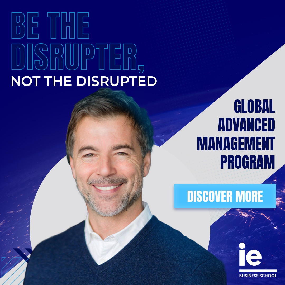 IE Business School Executive Education Facebook ad