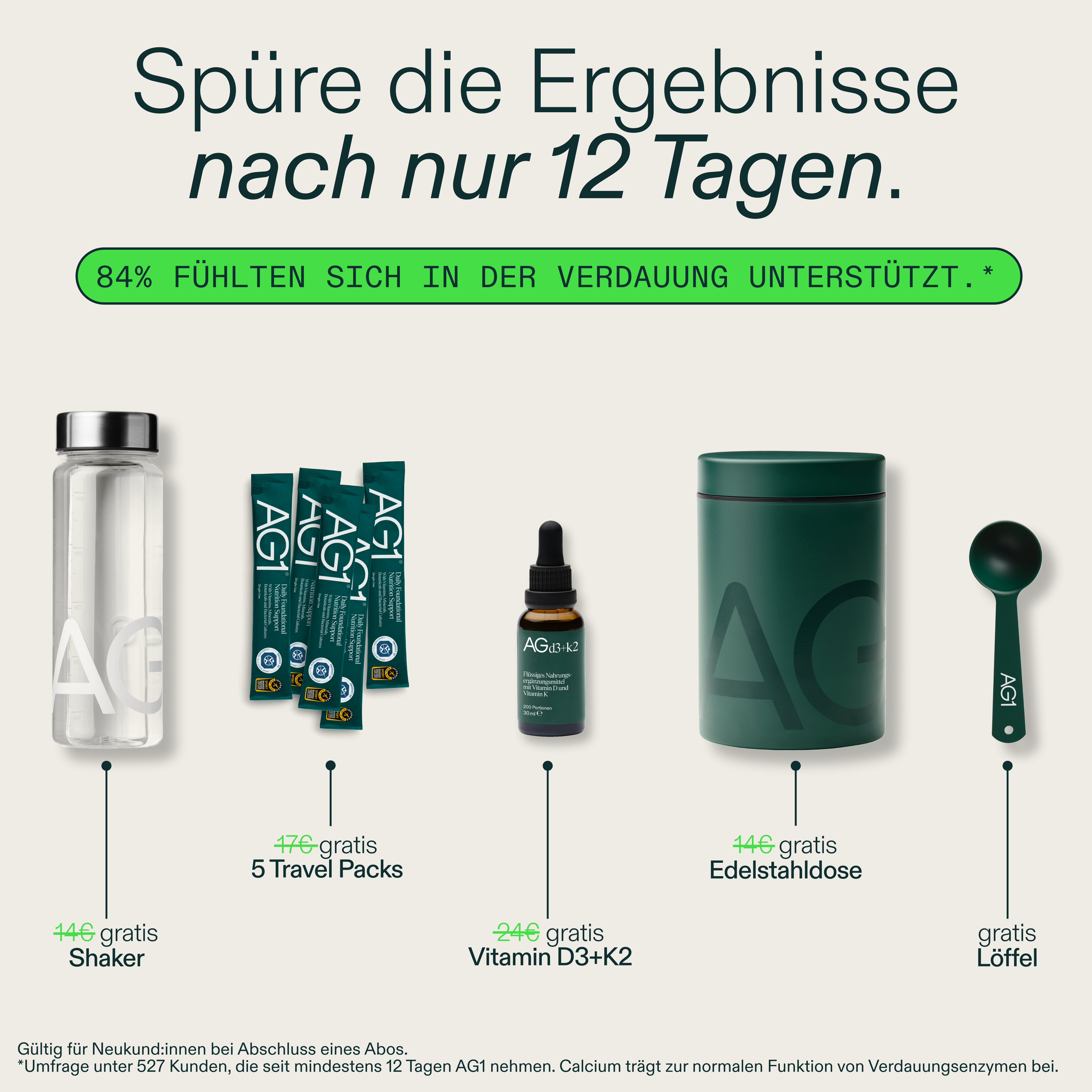 AG1 Deutschland Facebook ad