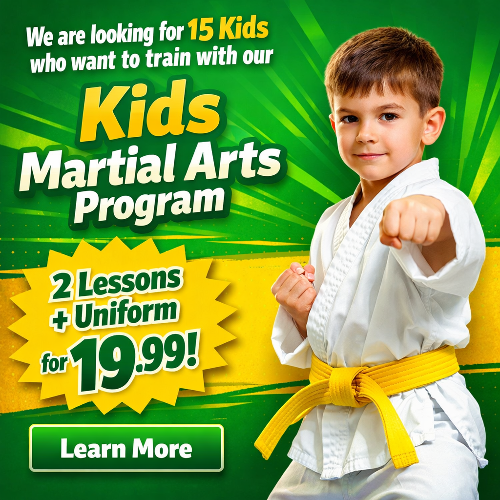 Premier Martial Arts Facebook ad from Mar 23, 2026