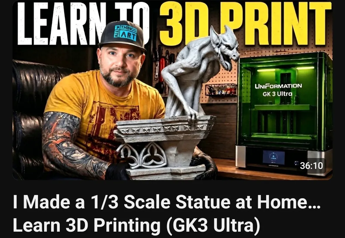 Uniformation 3D Printer Facebook ad
