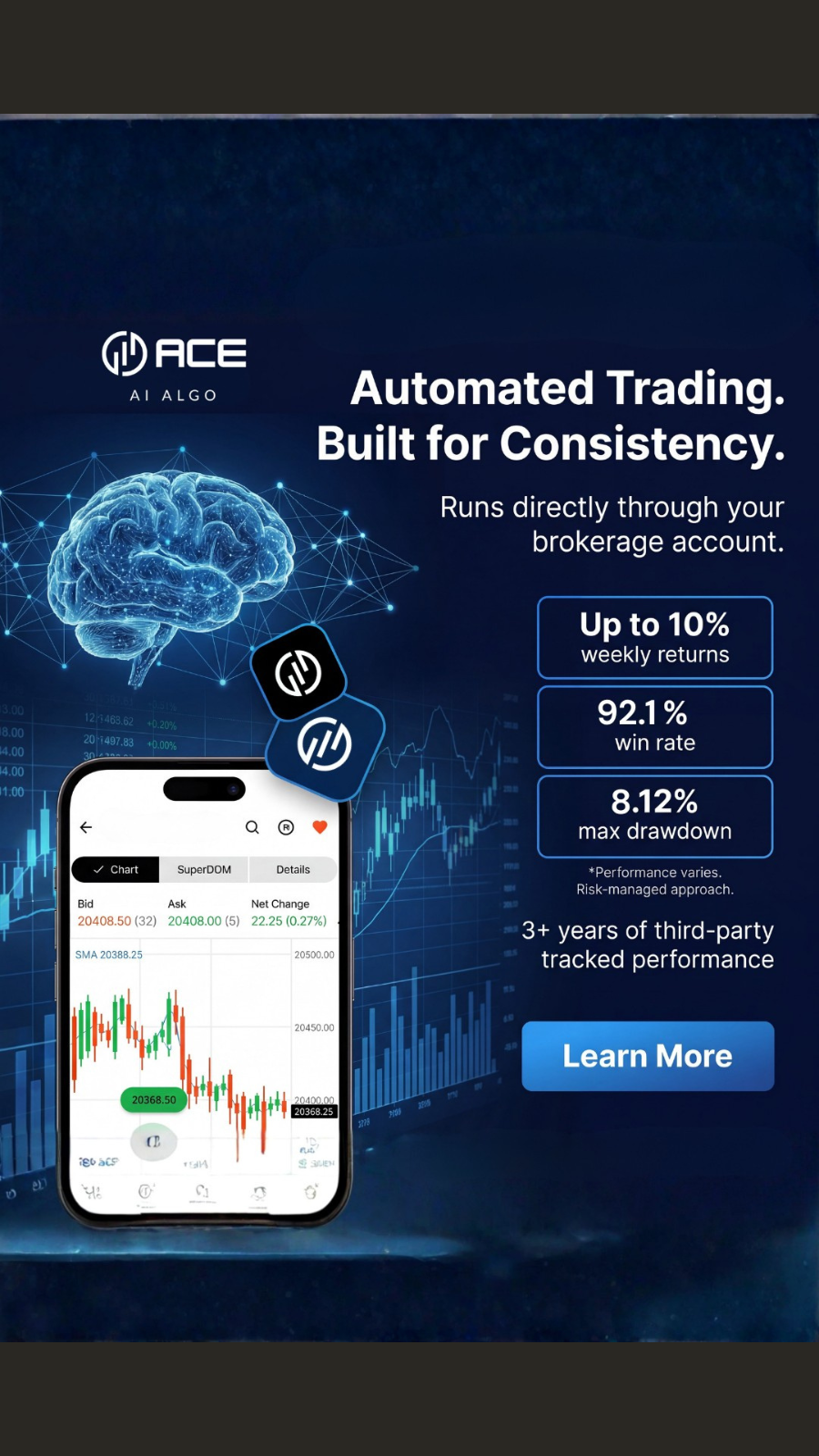 Ace Algo Facebook ad