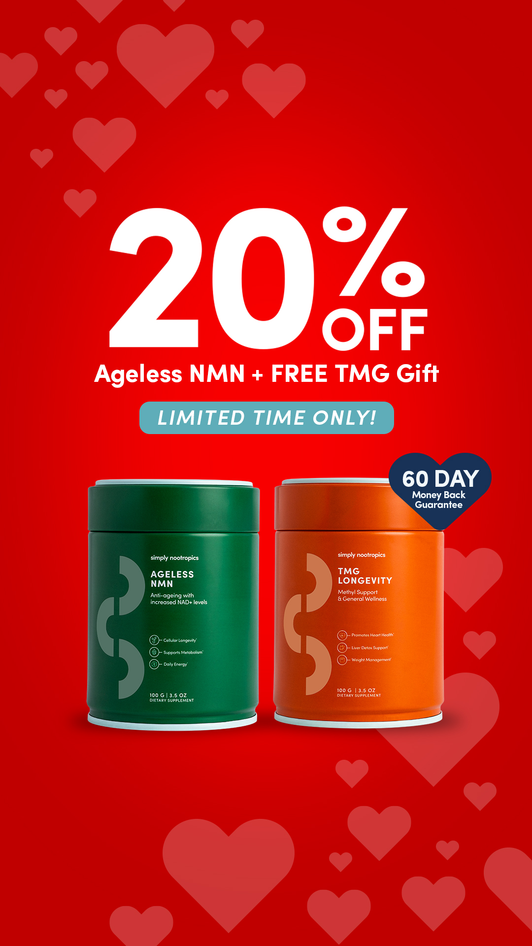 Simply Nootropics Facebook ad