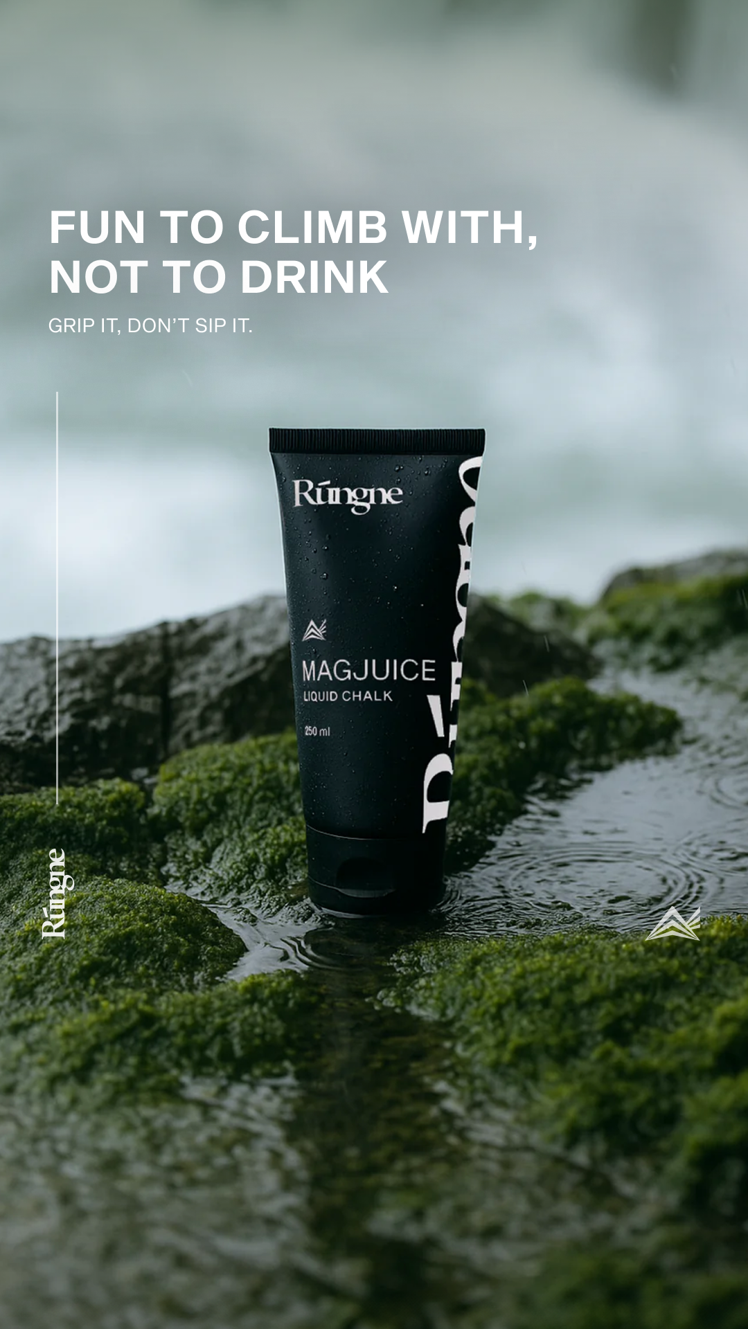 Rungne Facebook ad: New Formula. Next-Level Grip.