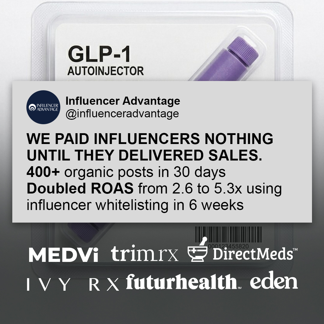 Influencer Advantage Facebook ad