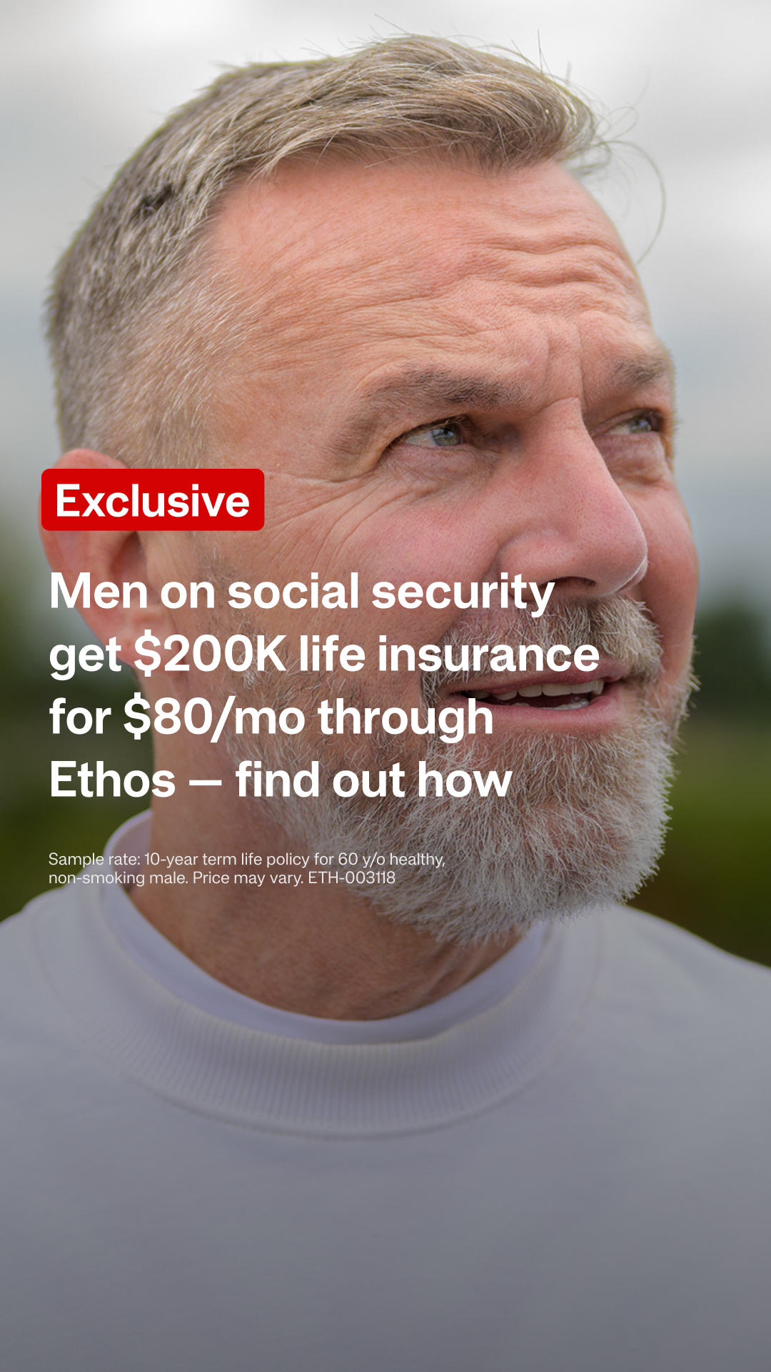 Ethos Facebook ad