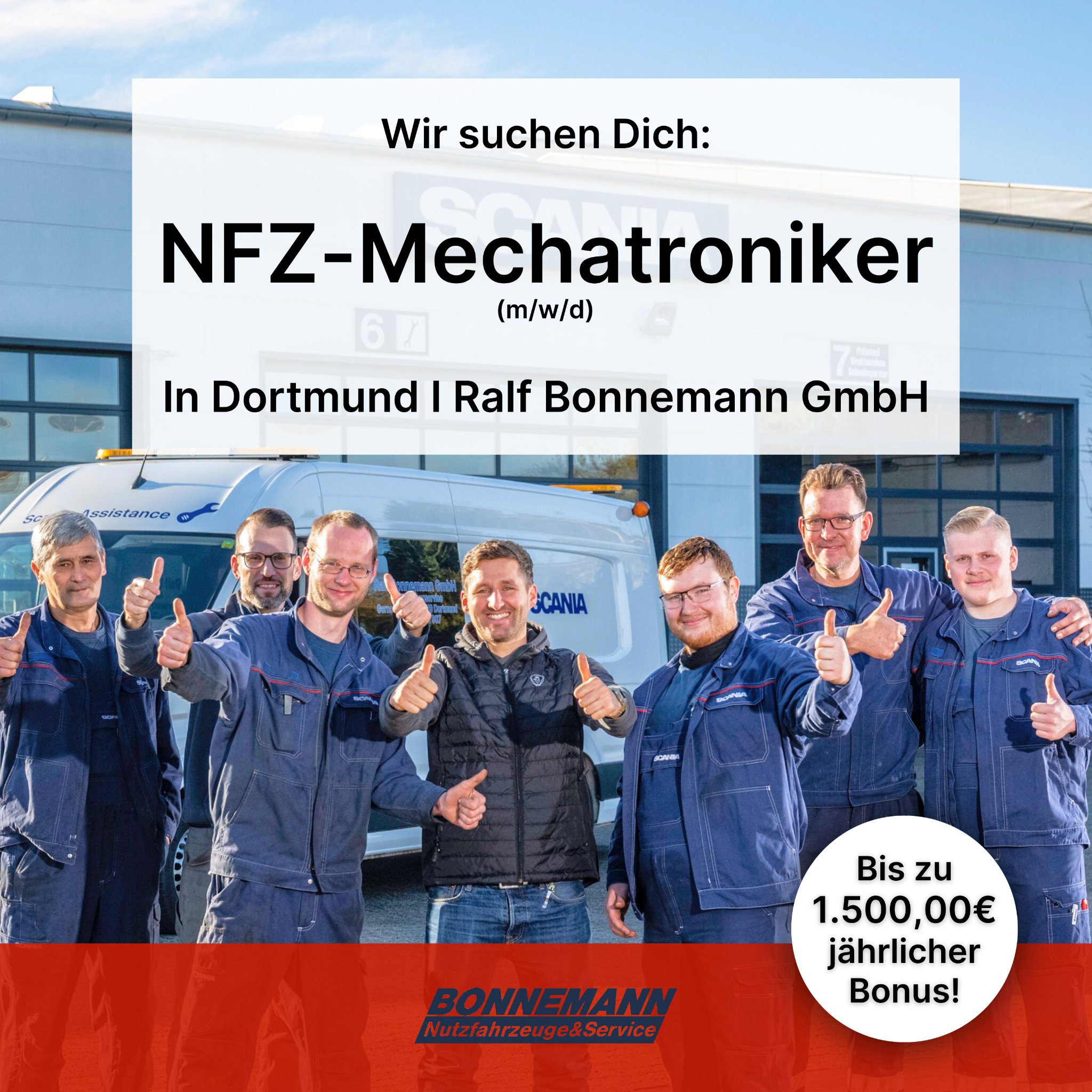 Candidate Flow Jobs NFZ-Mechatroniker Facebook ad: Du möchtest ein unwiderstehliches Job-Angebot?