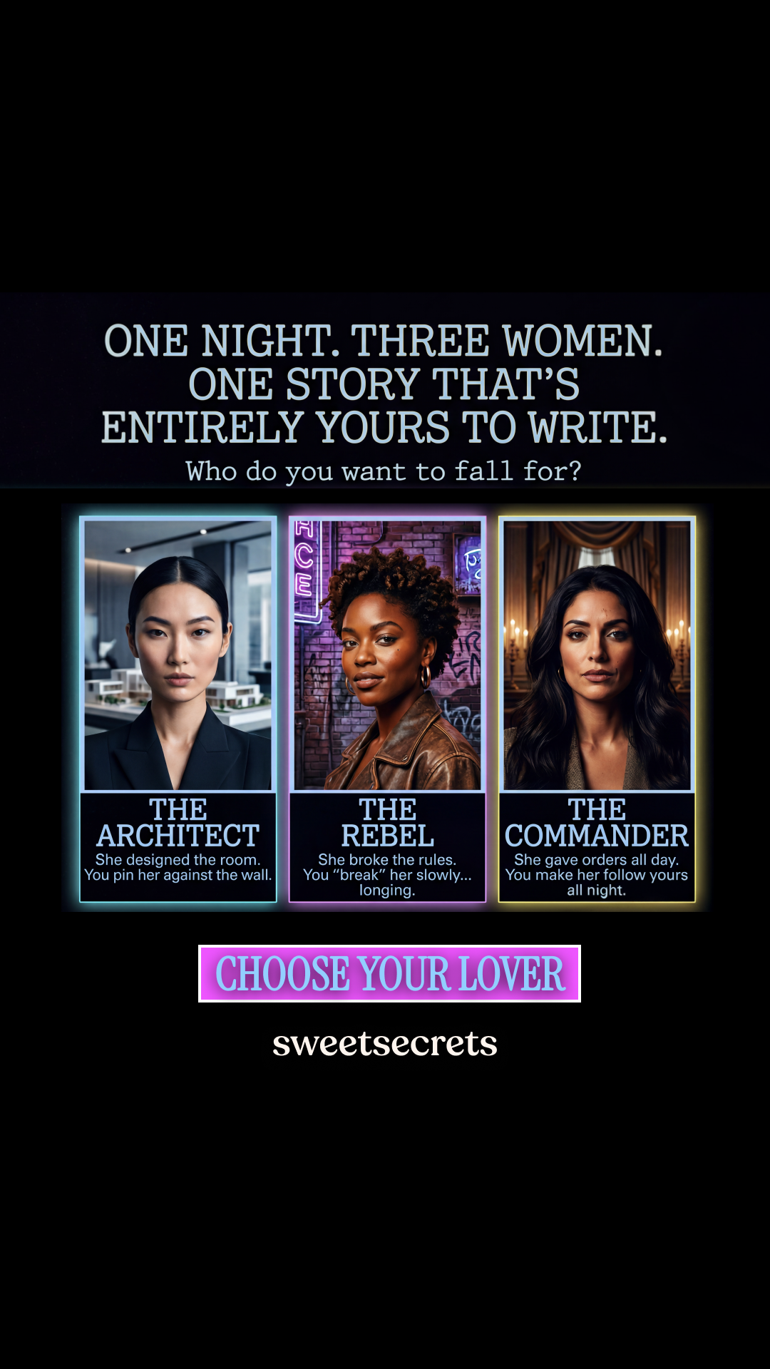 Sweetsecrets Facebook ad