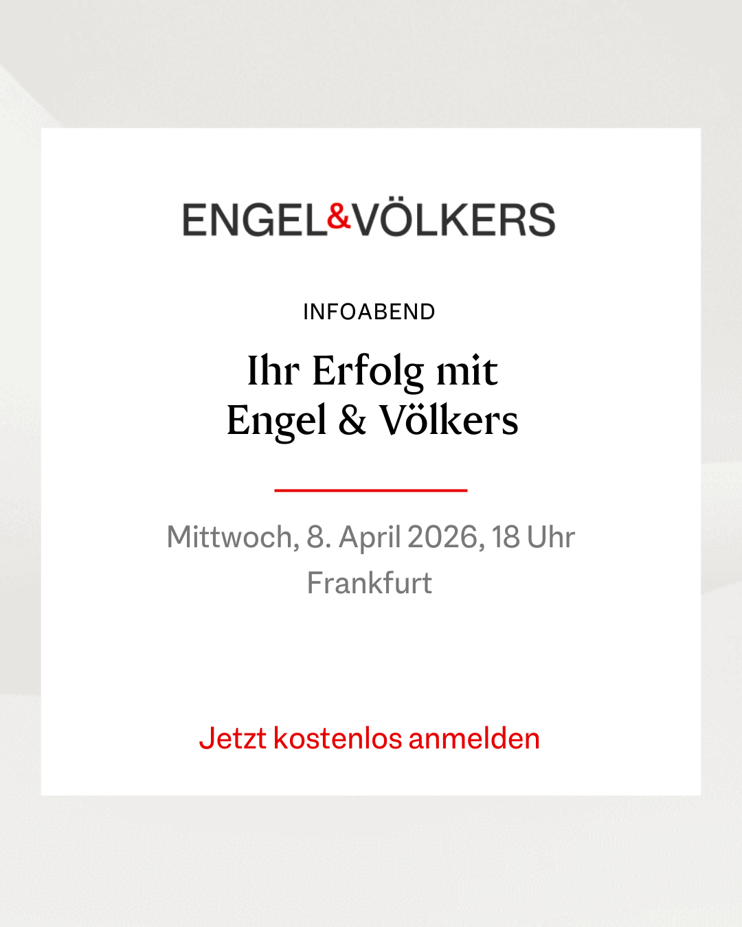 Engel & Völkers Deutschland Facebook ad