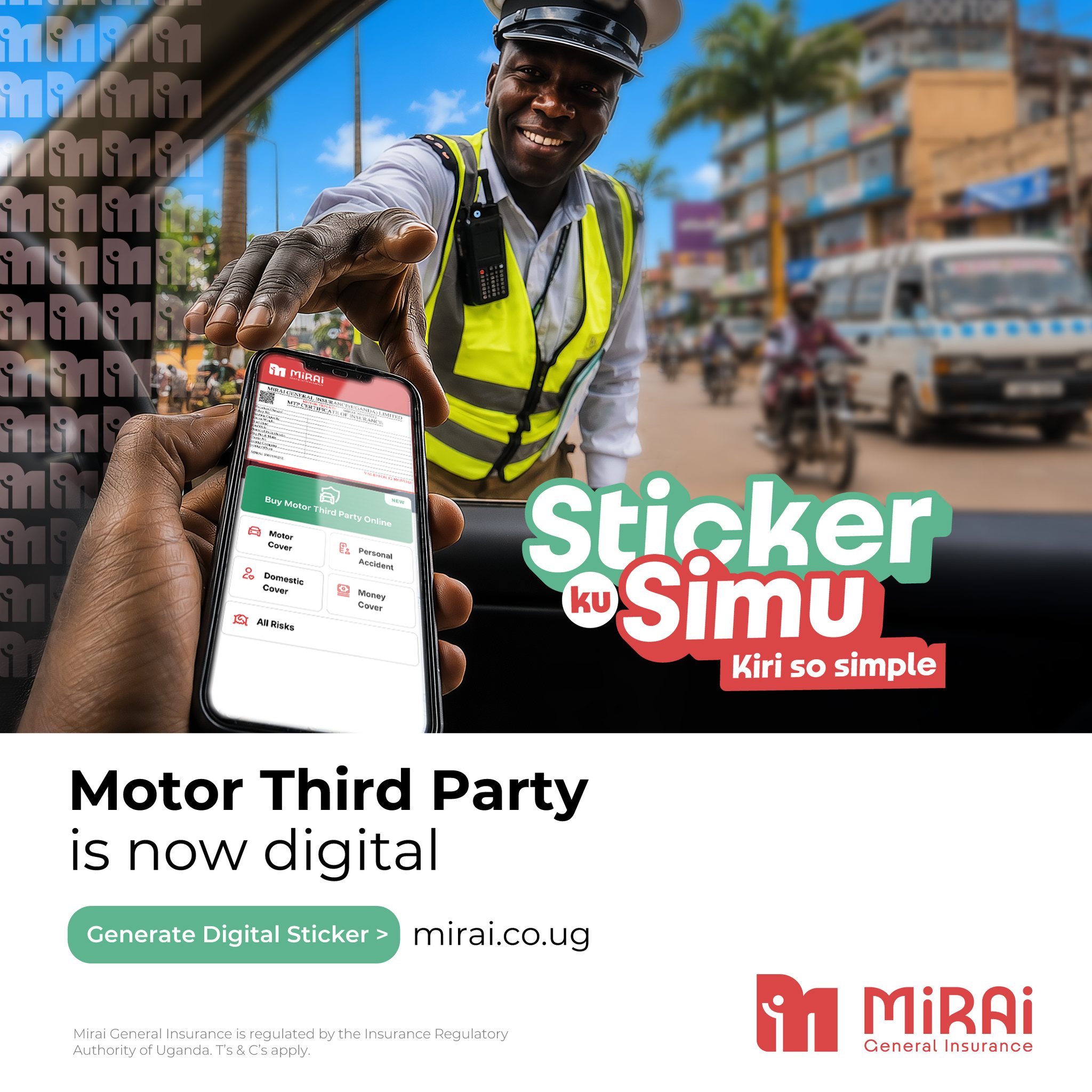 Mirai General Insurance Facebook ad: Mirai General Insurance, Service Beyond Expectation