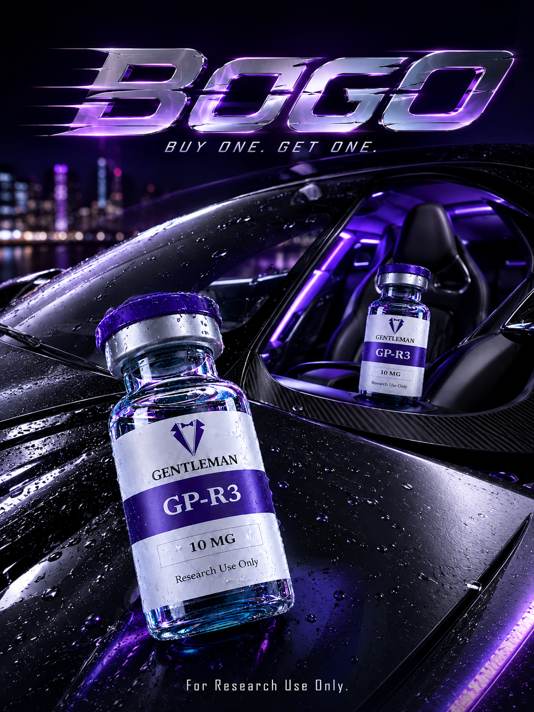Gentlemen Science Department Facebook ad: BOGO Event Live at Gentleman