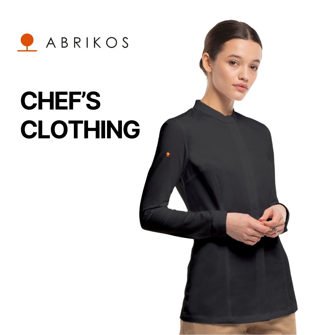 Abrikos Global Facebook ad: For 15 years, we have been dressing chefs…