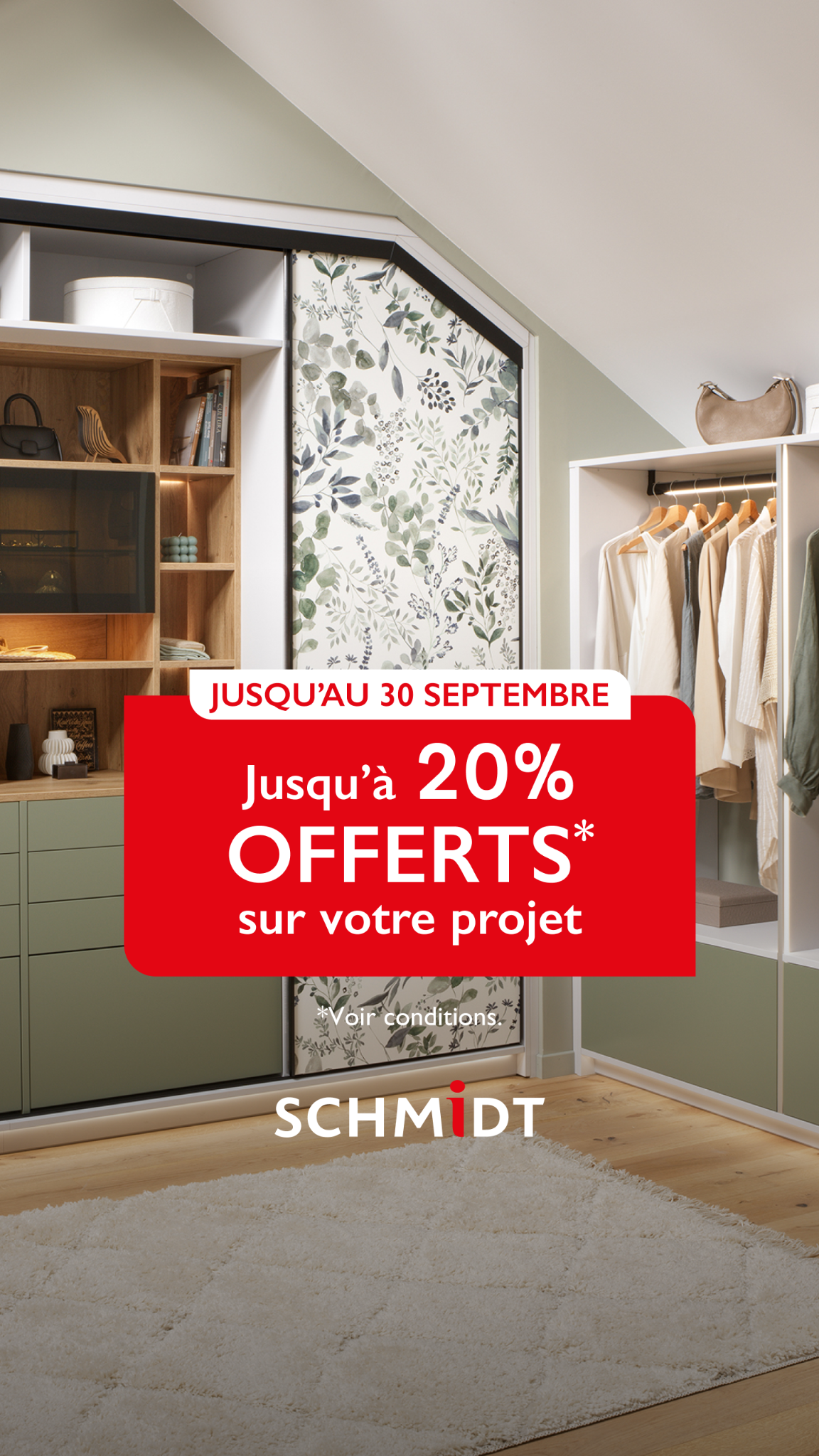 Schmidt Facebook ad: Prenez rendez-vous en magasin.