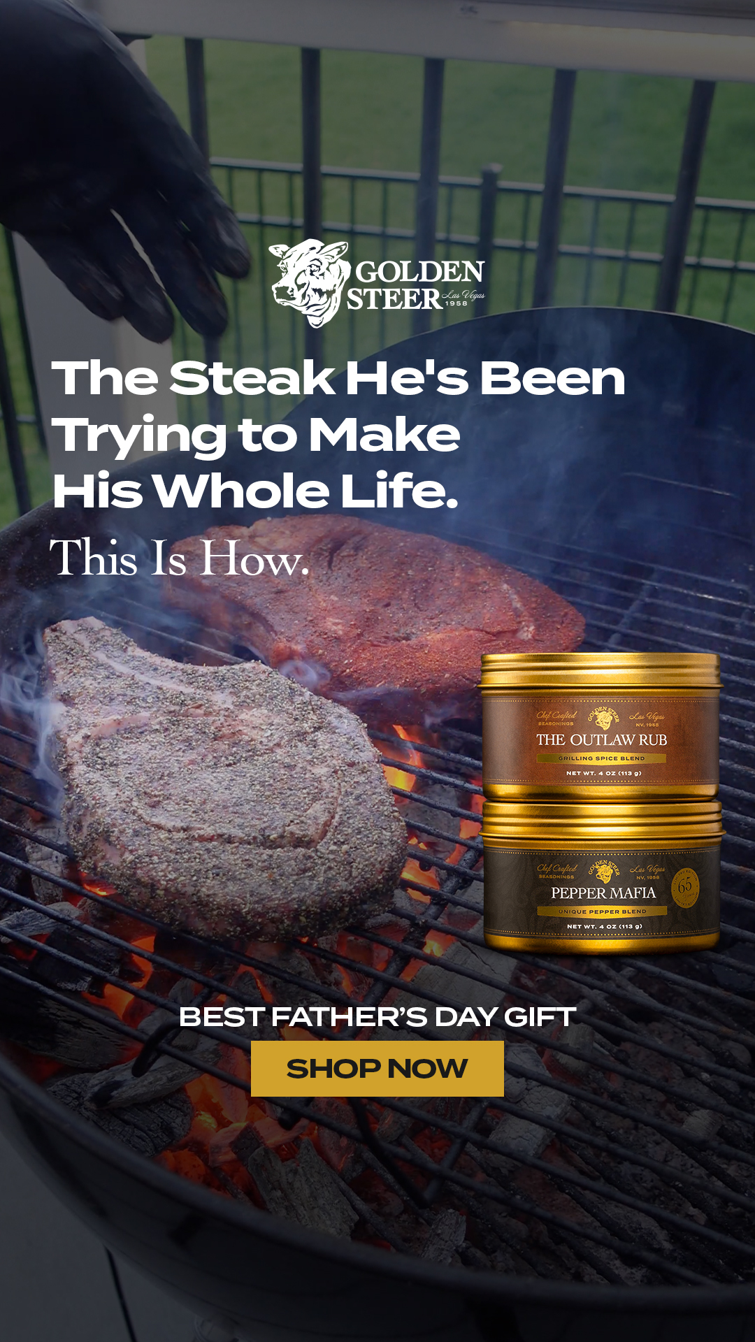 Golden Steer Steak Company Facebook ad
