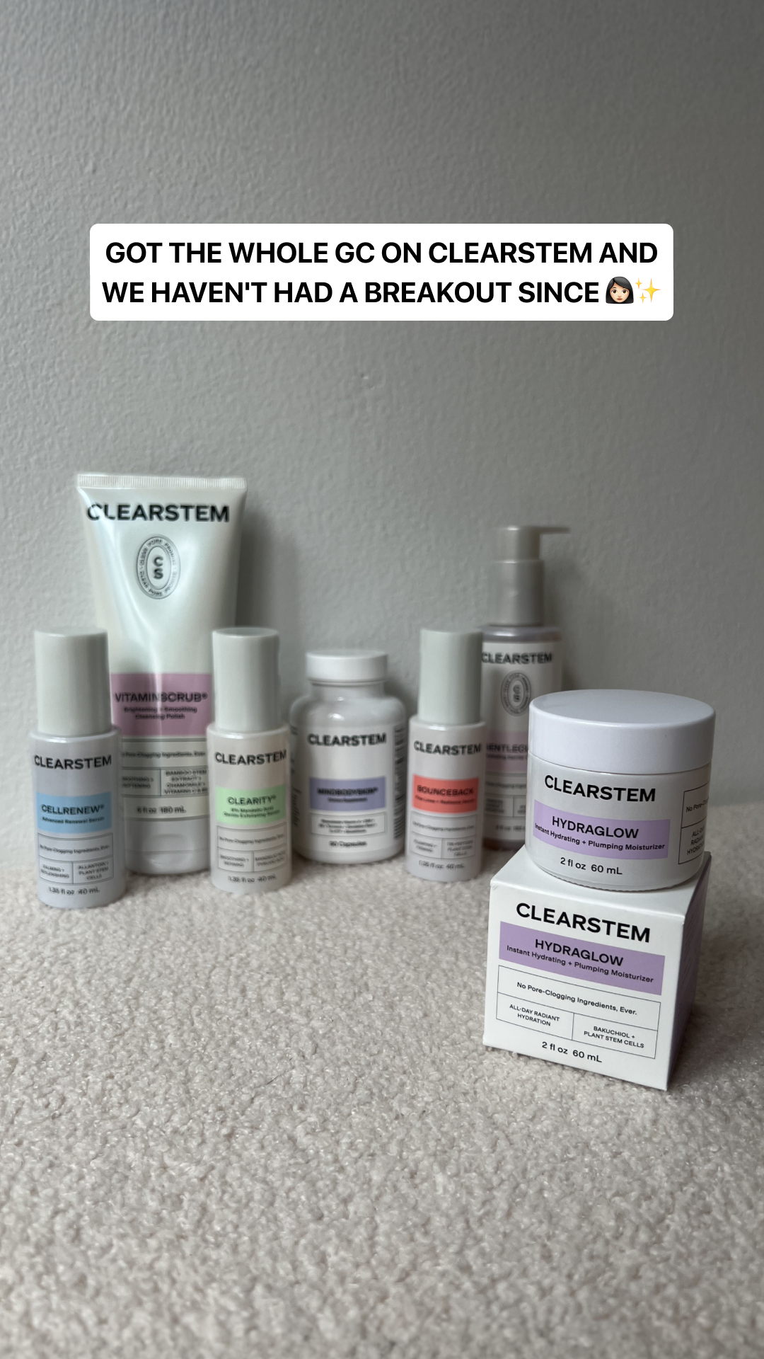 CLEARSTEM Skincare Facebook ad