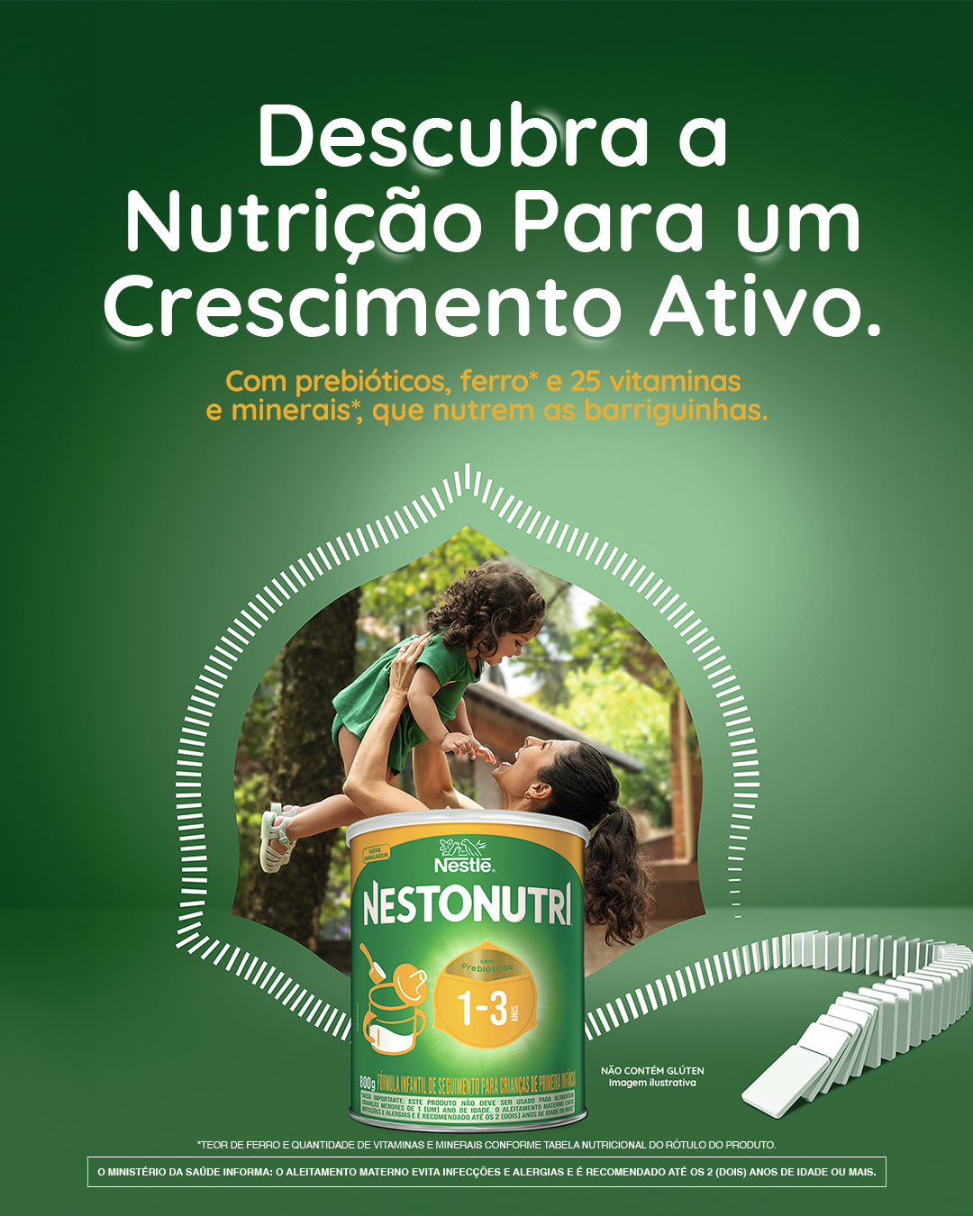 Nestonutri Facebook ad: Fórmula para crianças de 1 a 3 anos…