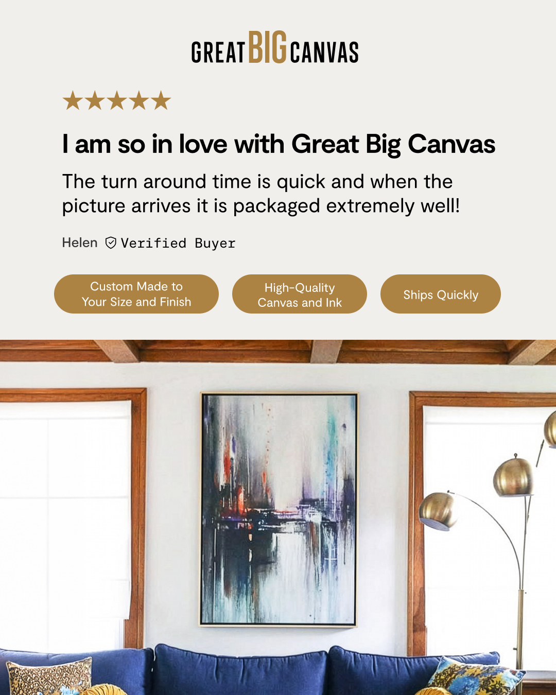 Great Big Canvas Facebook ad