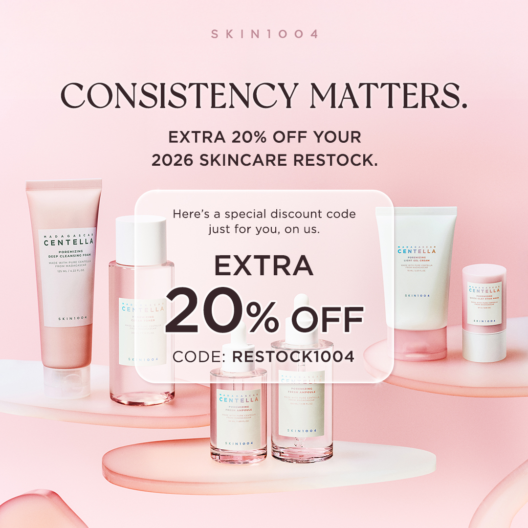 SKIN1004 Facebook ad: Get Extra 20% Off