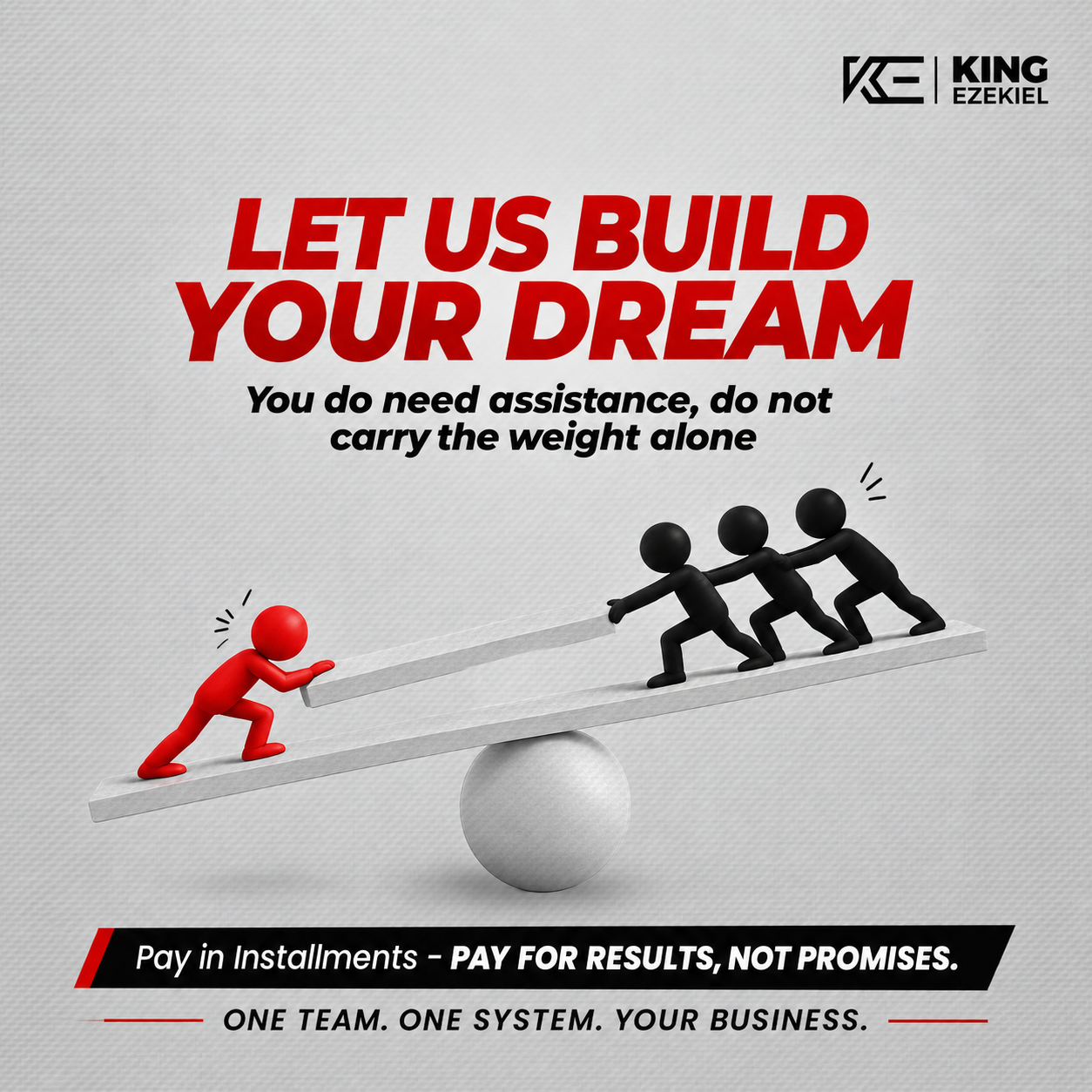 Itskingezekiel Facebook ad: COMMENT BUILD to learn more