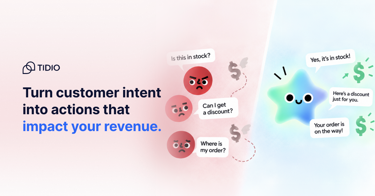 Tidio Facebook ad: Turn More Paid Clicks Into Orders