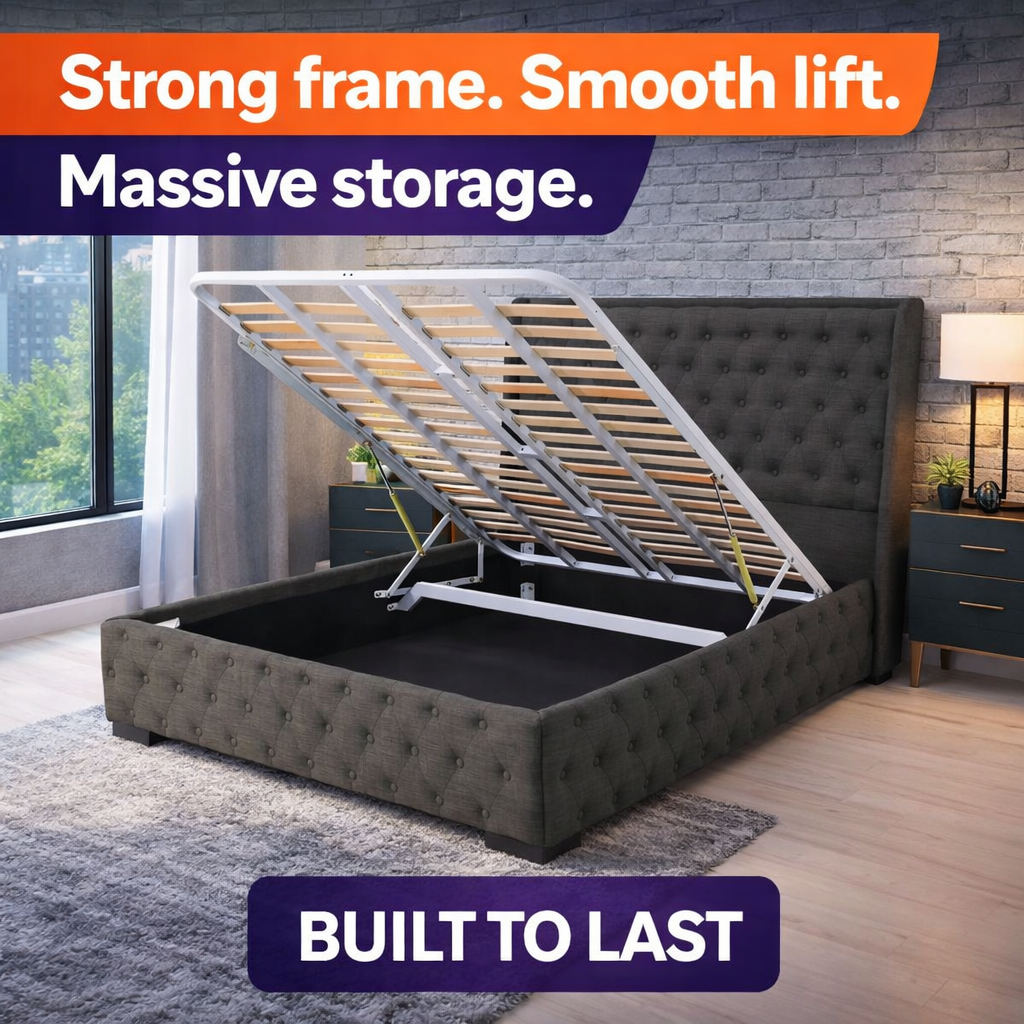 Furniture Tree Facebook ad: One Bed. One Lift. Gone Fast.