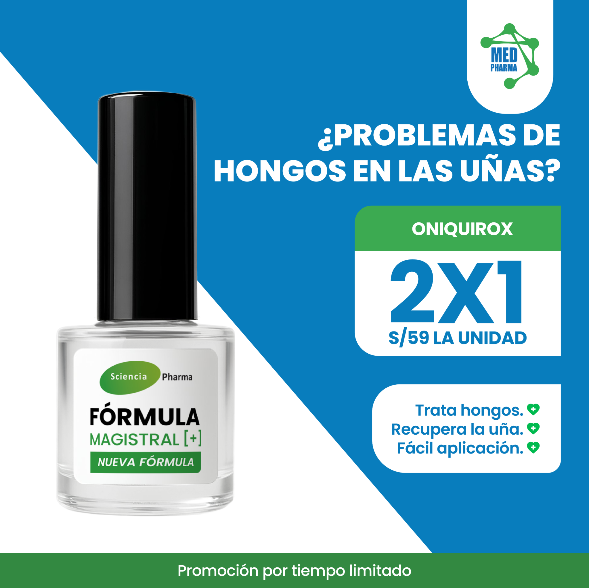 SkinFix Estética Facebook ad: Promo Especial Oniquirox