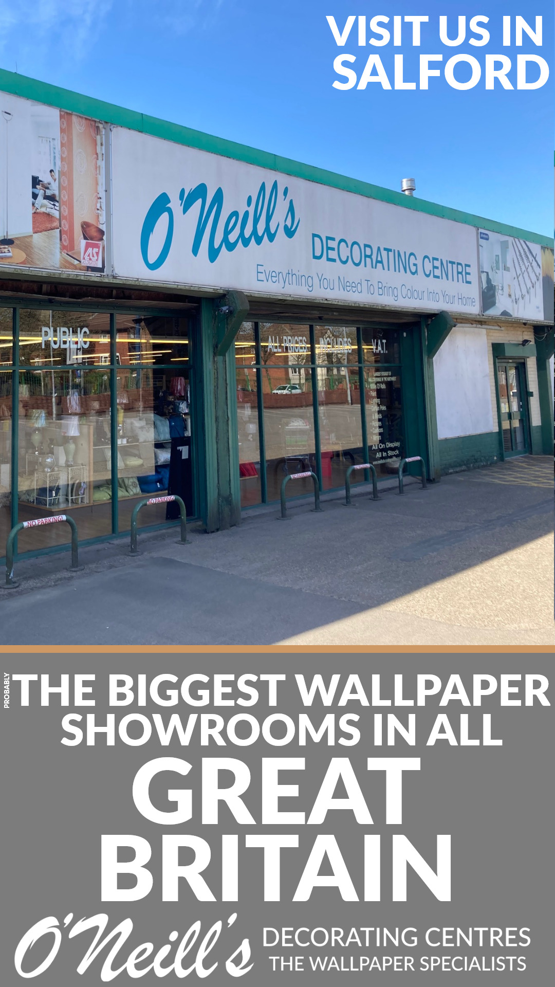 O'Neills Decorating Centres Facebook ad