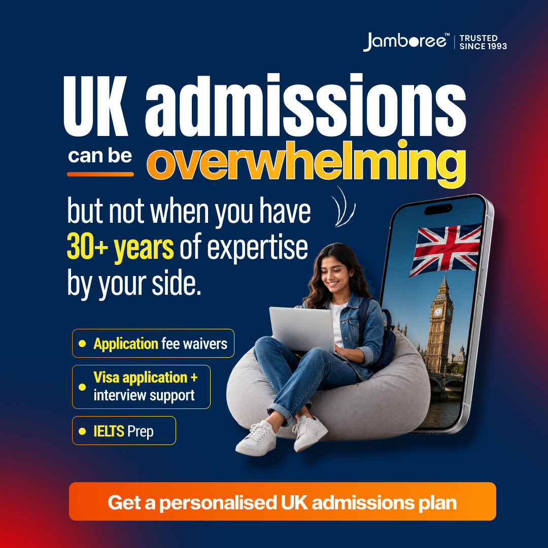 Jamboree Education Facebook ad: Get Your Profile Reviewed by an Expert!