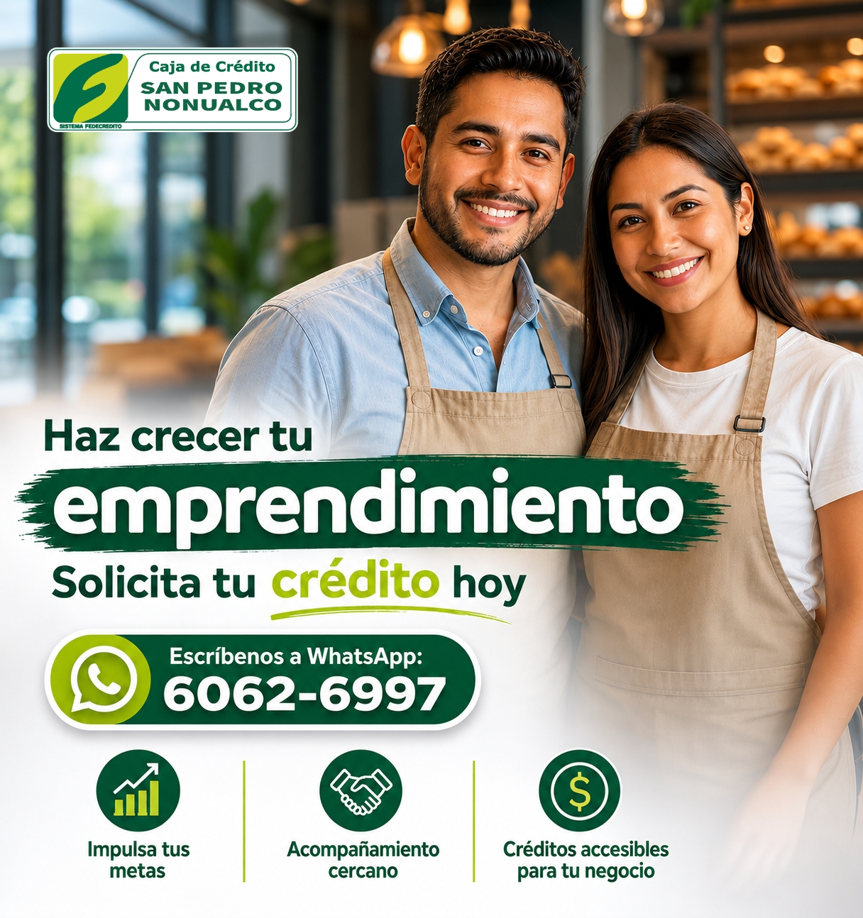 Caja de Crédito de San Pedro Nonualco Facebook ad: ¿Qué harías si hoy tuvieras el capital para…