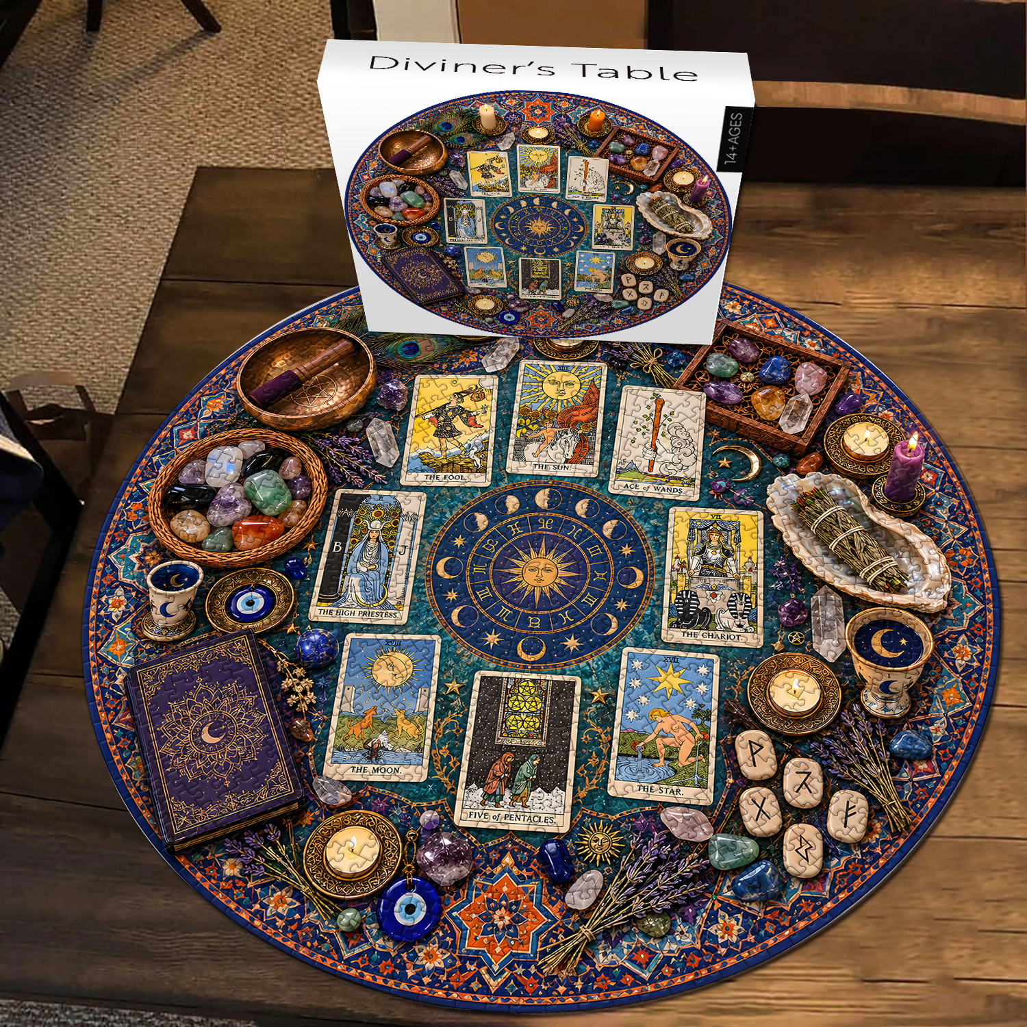 Pickforu Facebook ad: Diviner’s Table Jigsaw Puzzle 1000 Pieces