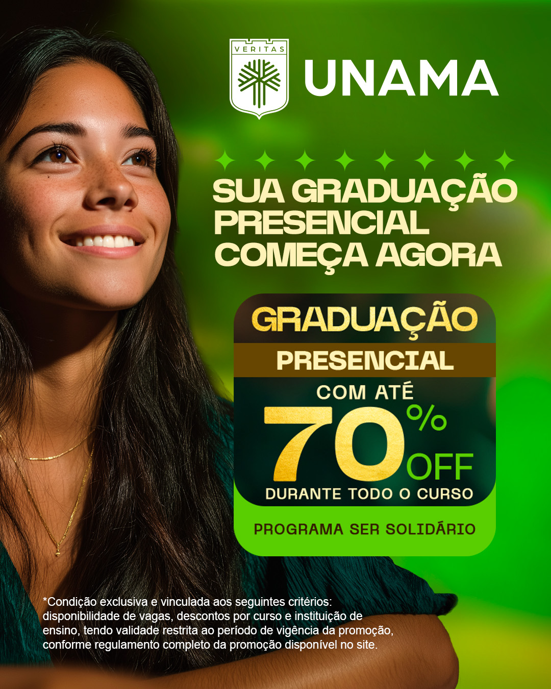 Universidade da Amazônia - UNAMA Facebook ad: Graduação Presencial Unama