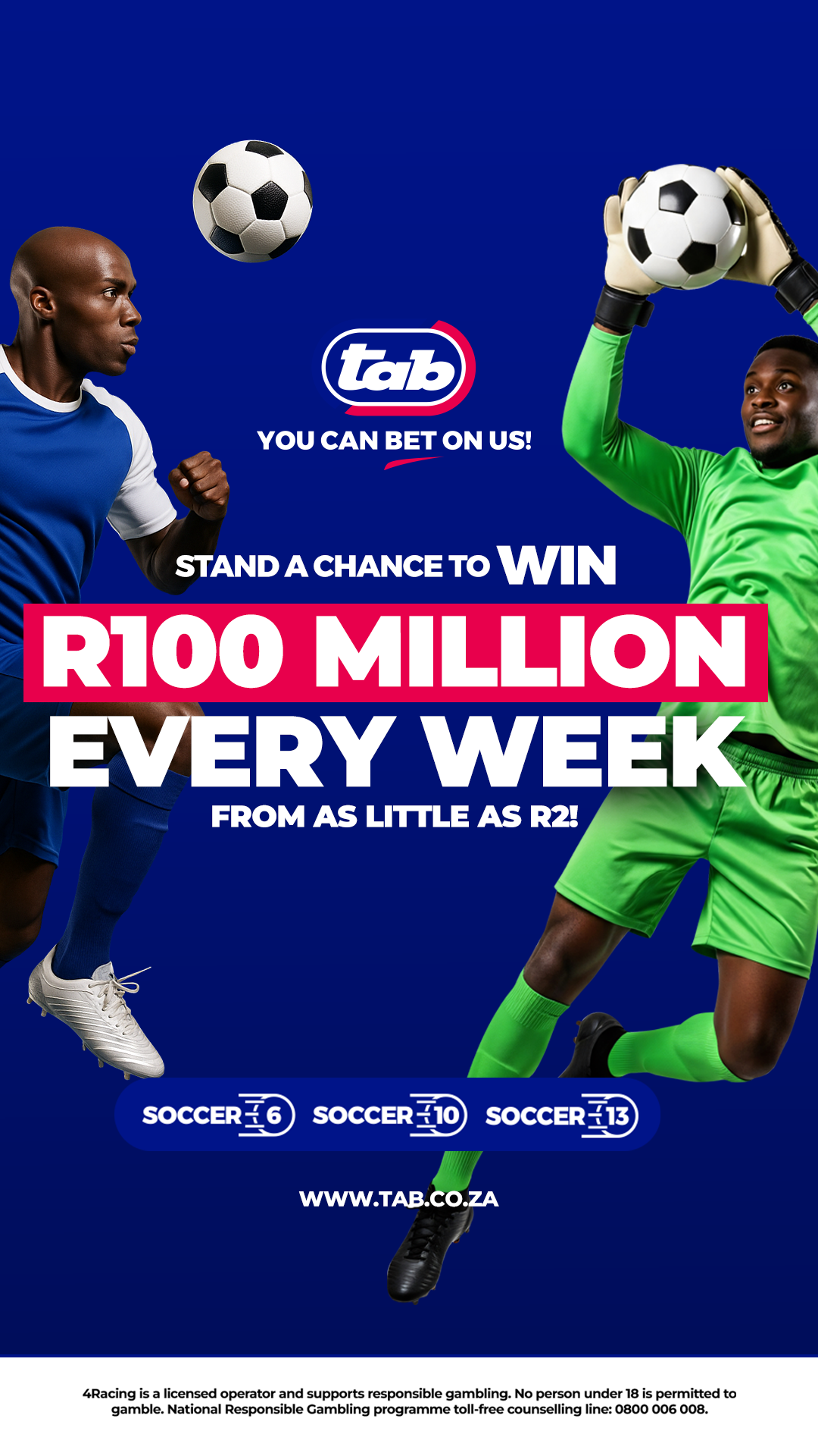 Tab South Africa Facebook ad from Dec 11, 2025