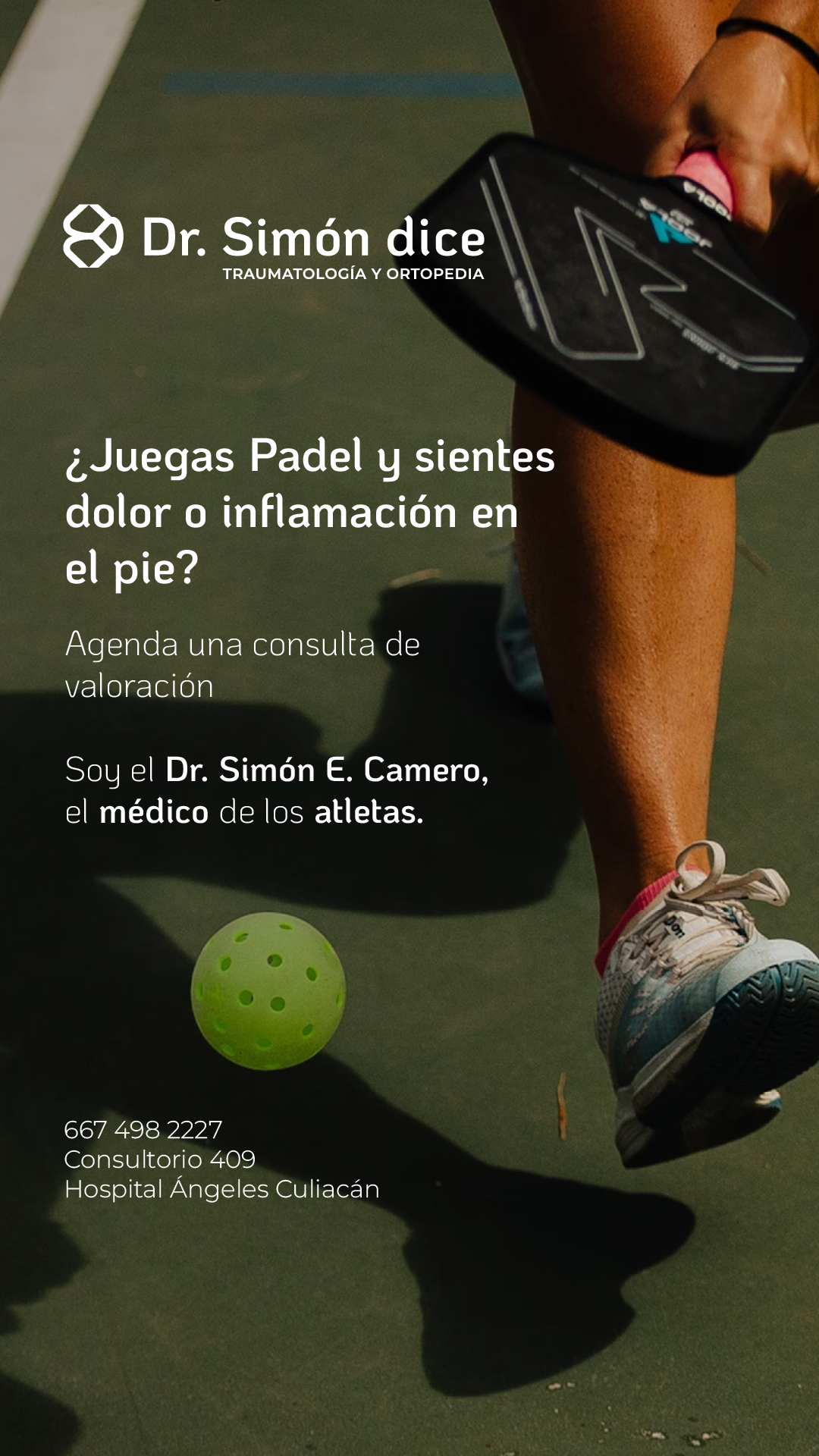 Dr. Simón Eduardo Camero Facebook ad from May 14, 2026