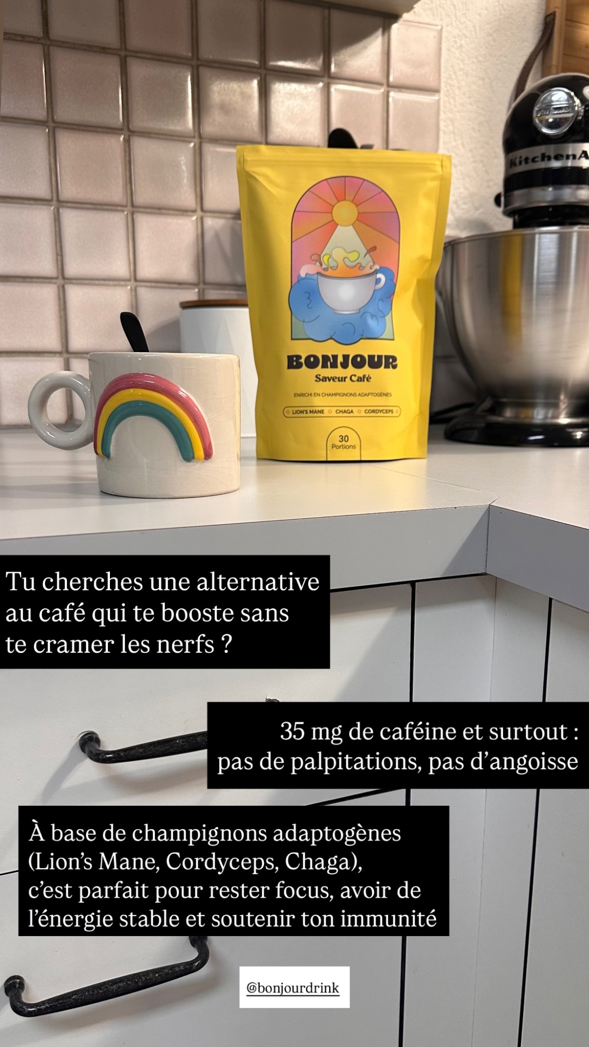 Bonjour Facebook ad