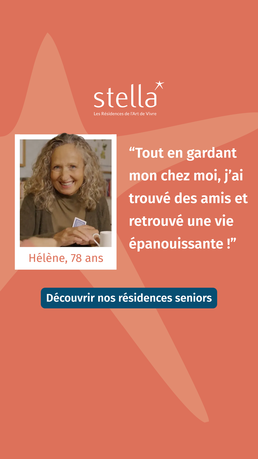 Stella Résidences Seniors Facebook ad