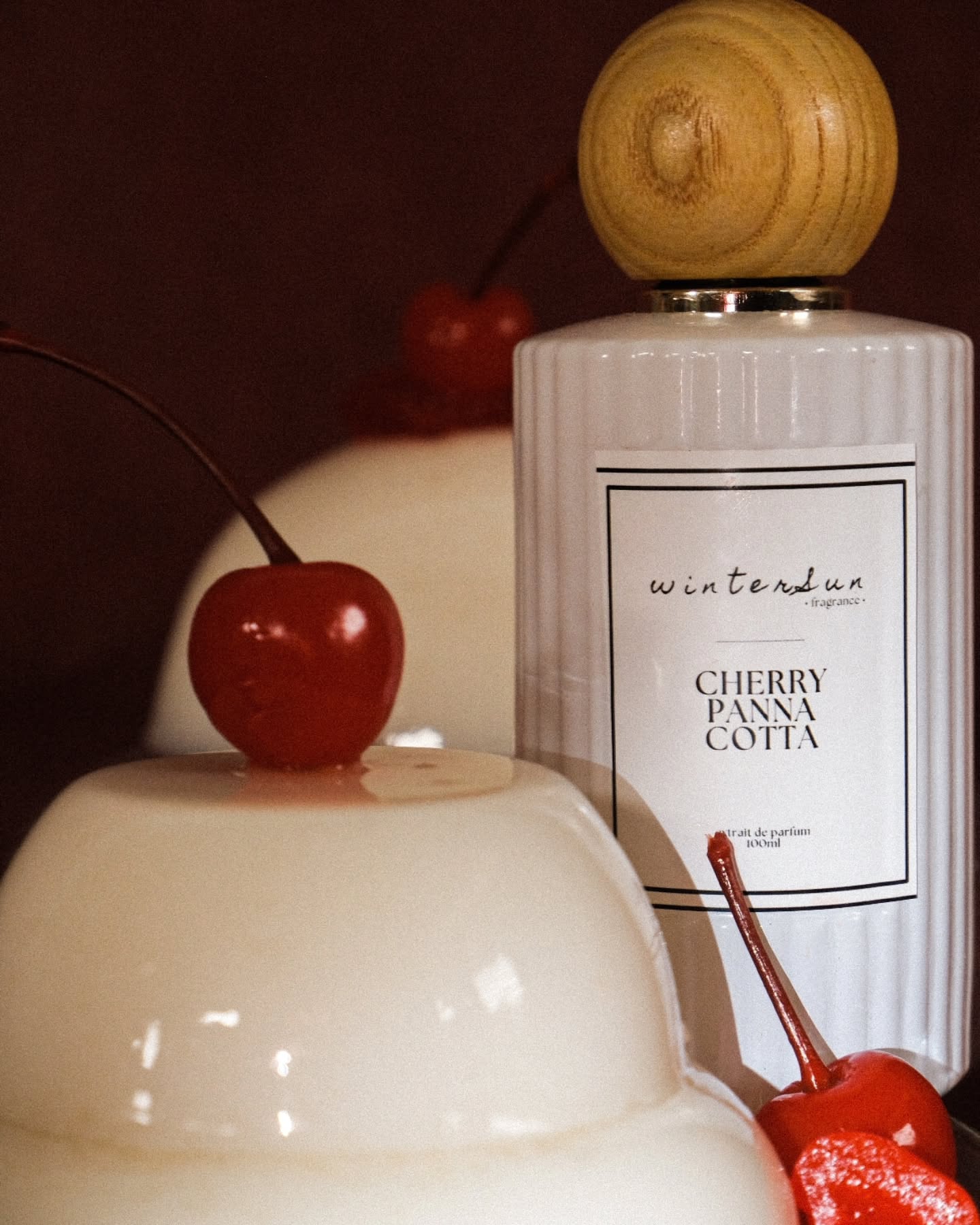 wintersun.fragrance Facebook ad: Hi there, it's me, Cherry Panna Cotta!