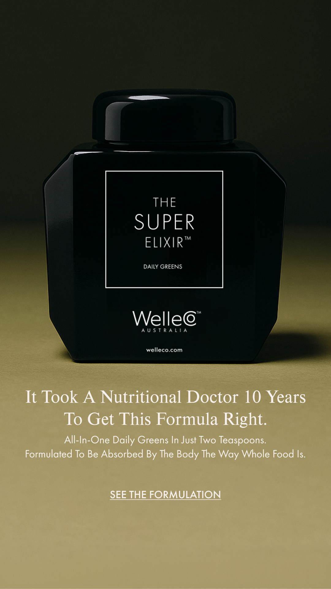 WelleCo Facebook ad